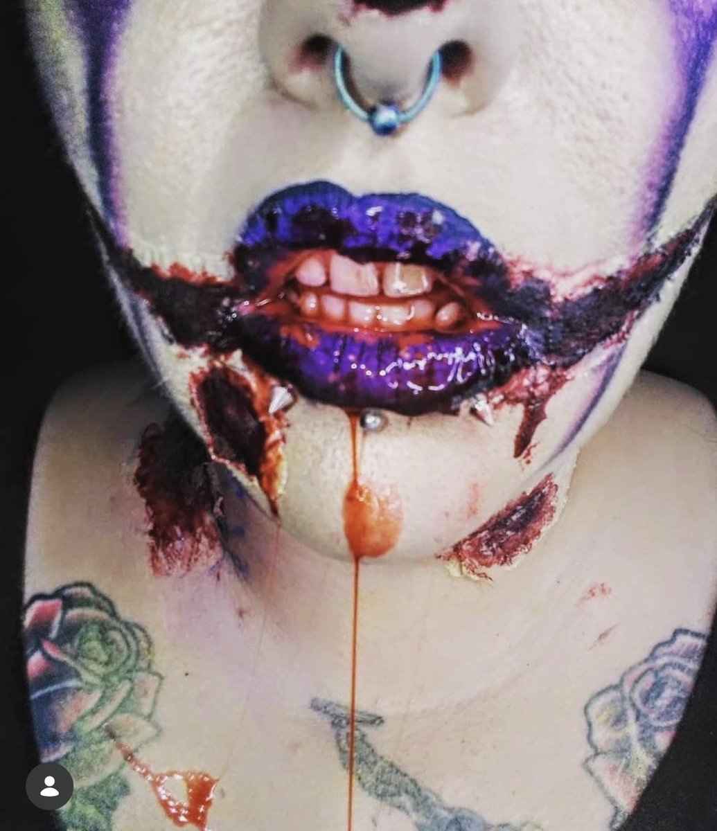 MyMaximumImpact's tweet photo. Queenie Alittlebit Of-Luv using our liquid latex for her Halloween mayhem!
#halloween #clowns #horrormakeup #makeupartist https://t.co/wHEWEdQtbv