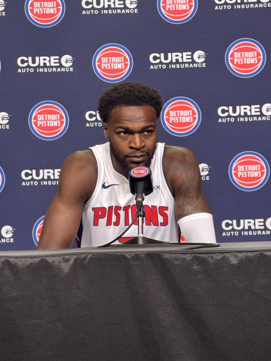 DetroitKoolAid's tweet photo. “I’ve been peeping the love. I feed off it. Makes me want to go harder. I appreciate it. Makes me want to go harder for the city.”

Detroit Pistons center Paul Reed https://t.co/om5Mjf1ltl