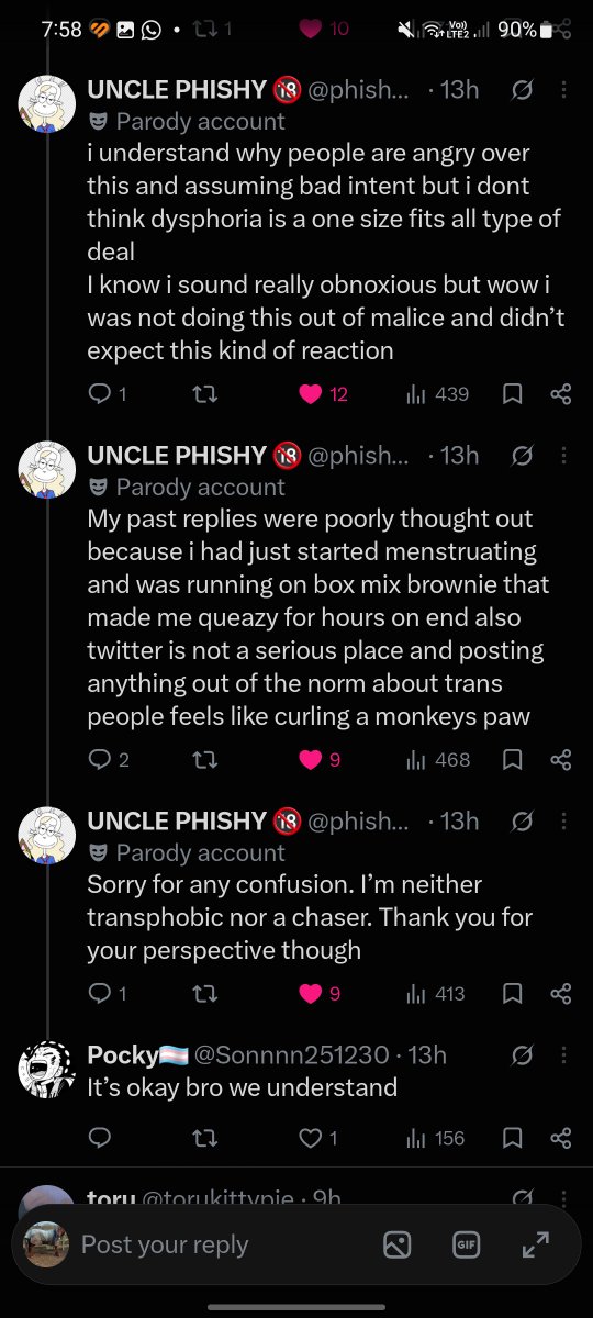 eeeeeeeee2134's tweet photo. @poonchuddite @EddieDingle @cigarorchid they literally said they are tho what are you talking about https://t.co/LYjgglgOOT