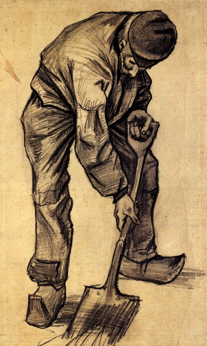 vangoghartist's tweet photo. Digger - 1882 #artbots #vangogh https://t.co/VByIzcLMWf