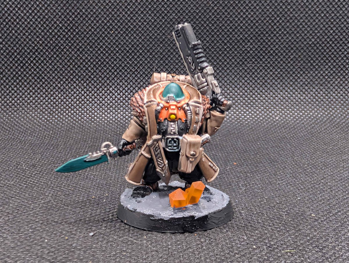Bigjohn921's tweet photo. @JaxVTuber I can do both. Here's some of my favorite leagues of votann mini's I painted. And a picture of my boy Congo. https://t.co/soNorT0iKD