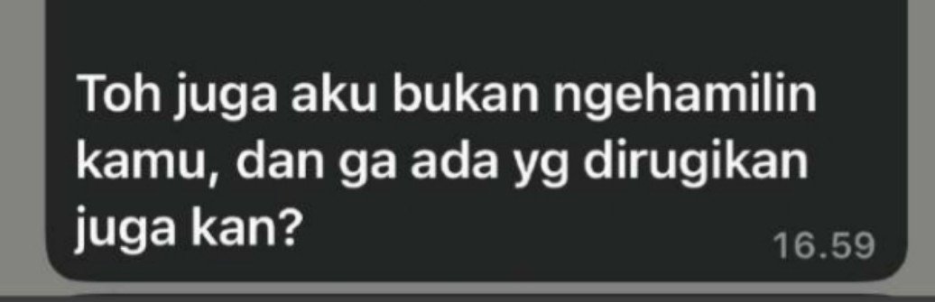 ayyakabur's tweet photo. pls laki laki stop dongo, gua bahkan ga pernah kepikiran hal kayak gini?????? otak sesekali dipake buat mikir jernih ga bisa ya, bisanya cuma mikir pembelaan https://t.co/s190LQs4Qv