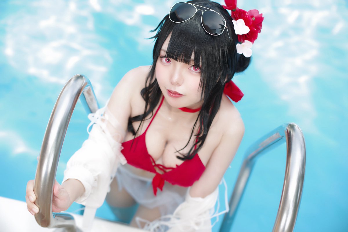SumireYokan's tweet photo. 🌸cos🌸

勝利の女神:NIKKE
サクラ

📸煉さん @ren1918 
撮影ありがとうございました！
 #Cosplay https://t.co/H61g63QgbI