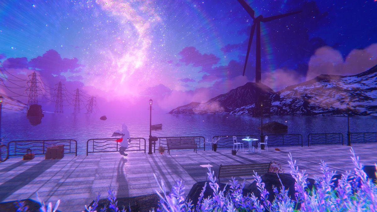 FeatherbuttAD's tweet photo. Couldn't sleep the other morning so I decided to hop into VRChat for a bit :3  #VRChat #Furry #VRPhotography https://t.co/i4F5YTa9a4
