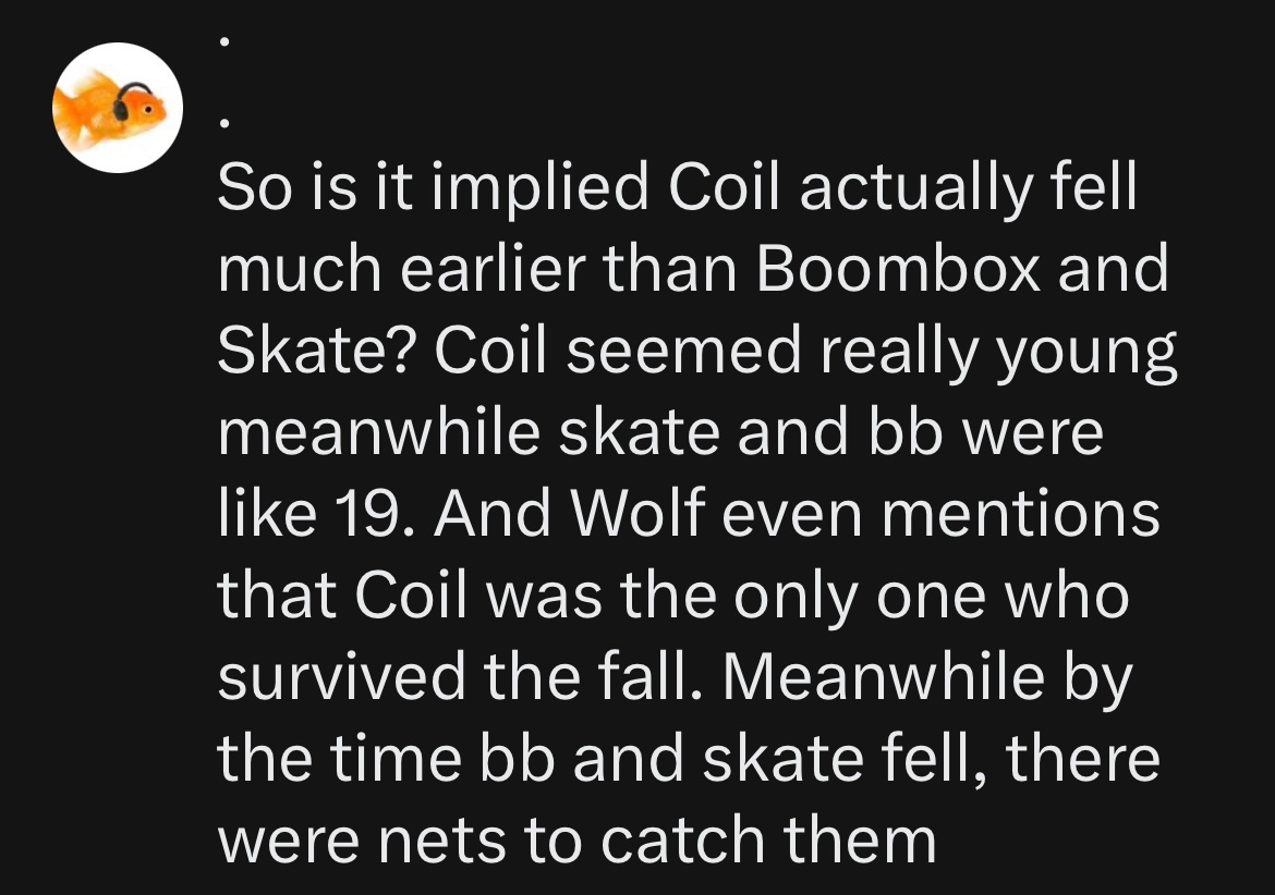 toy_aquarium's tweet photo. #PHIGHTINGSPOILERS
#CROSSROADSSPOILERS
(Coil, Boombox and skateboard mastery spoilers)
.
.
.
.
.
.
. https://t.co/yFqKLxSj4y