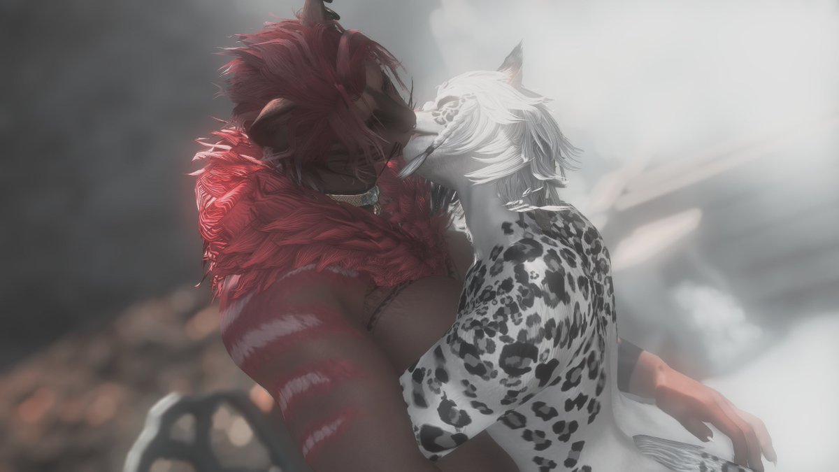 HoneyBun_XIV's tweet photo. I'm out here kissing hot hrothgals, like @KasyrraFFXIV for example~ ♥ https://t.co/qedKUcgi7o