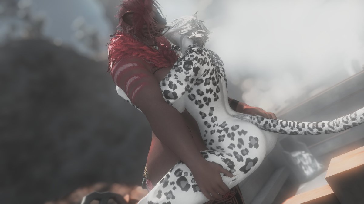 HoneyBun_XIV's tweet photo. I'm out here kissing hot hrothgals, like @KasyrraFFXIV for example~ ♥ https://t.co/qedKUcgi7o