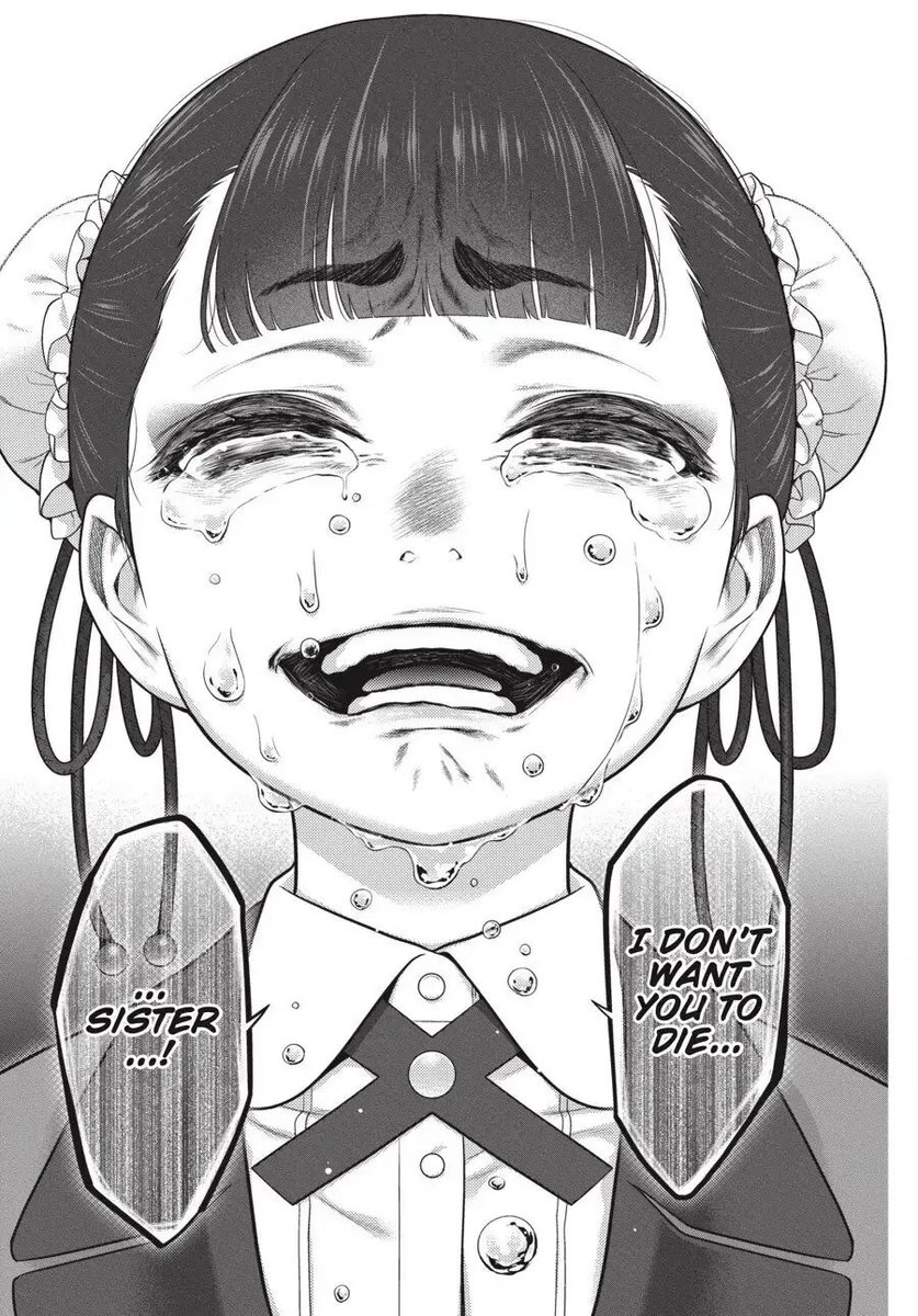 Fenty_haran2's tweet photo. "That's fine. A hell with you Miyo is still better than a life all by myself"

My emotions was all over the place during this chapter. I really hope that by the end of Kakegurui, Miyo and Miri get to stay together https://t.co/WH3TWtkoOC