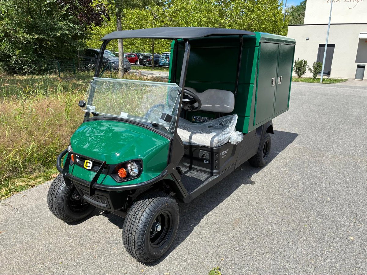 CushmanVehicles's tweet photo. Fresh delivery ✅
A new Cushman Hauler XL ELiTE is headed to Vila Vita Pannonia Resort, featuring a custom catering unit designed to support high-end hospitality operations.
📸: GolfTech Maschinenvertriebs GmbH
#Cushman #NeverBeOutworked https://t.co/ywVYTVFI4c