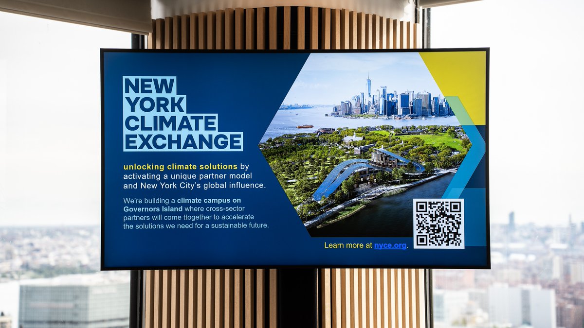 SBUPrez's tweet photo. Following Climate Week in New York City, the @NYClimEx is entering into an extraordinary new chapter bringing together experts and partners across academia, industry, non-profit, and technology to understand how we can advance climate science for good. https://t.co/gtZJ1JpyR0