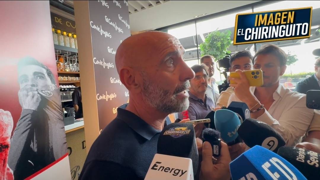 BarcaTimes's tweet photo. 🚨🎙️| Monchi (Espanyol sporting director): “Ballon D'Or? Lamine Yamal.” #fcblive 😯 https://t.co/Nlkocc4FRM