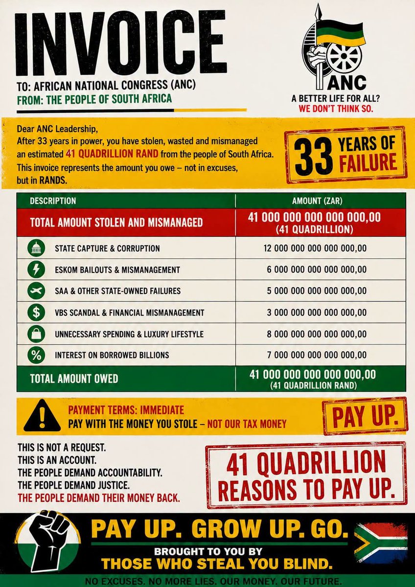 NiekerkSteve's tweet photo. Never forget .The ANC might be useless at governing SA and it's economy but they are masters of propaganda ,deceit,lying and corruption. https://t.co/q3gDA20RW3