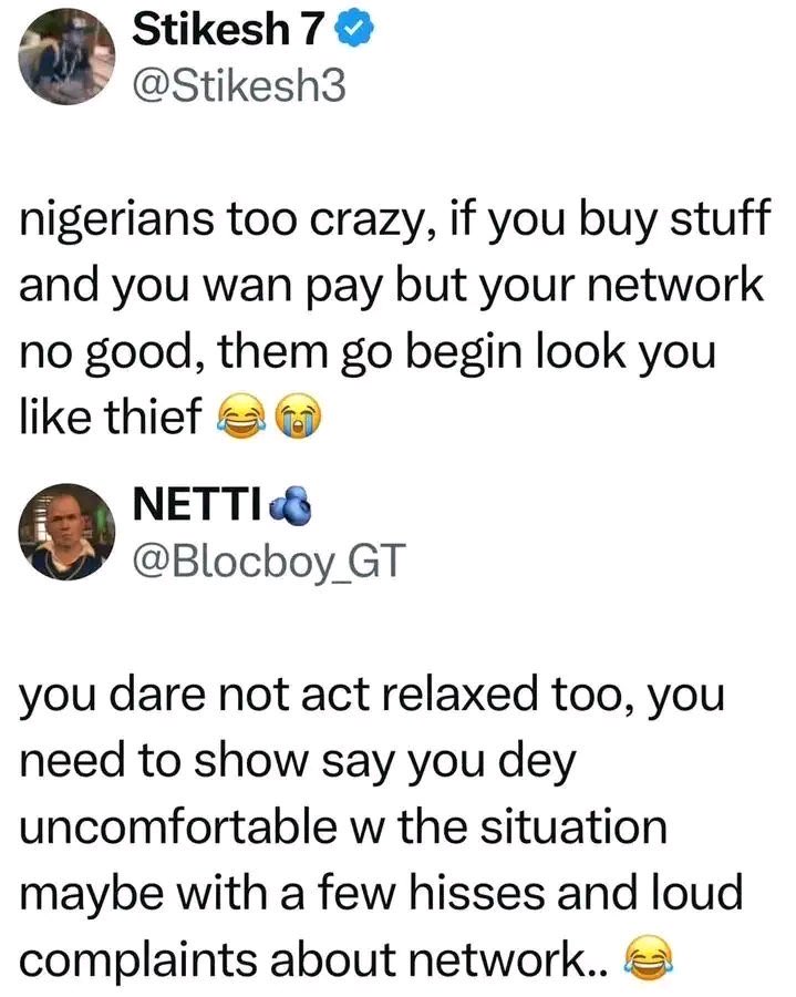 Oga_BamBam's tweet photo. U gats match the Energy 🤣🤣🤣🤣 https://t.co/LS2jAeopK4
