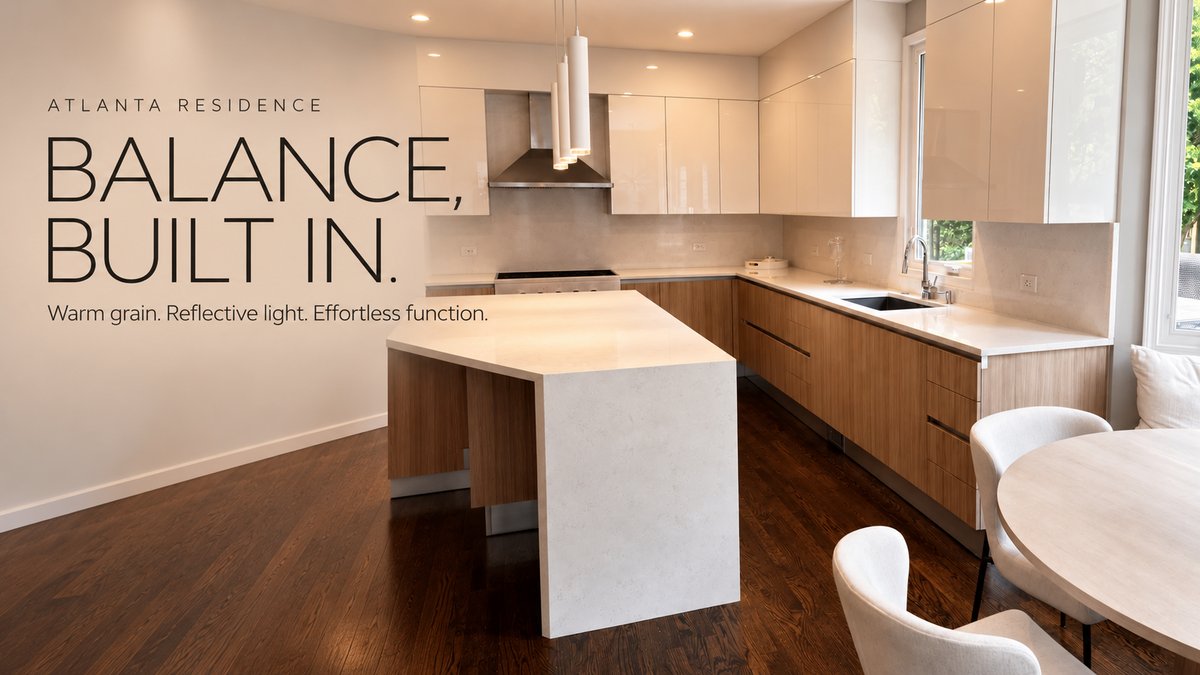 Pedini_Atlanta's tweet photo. Balance, built in.
Glossy ivory cabinetry, warm wood grain, and a waterfall stone island give this Atlanta residence a bright, composed rhythm.
Visit Pedini Atlanta at ADAC, Suite 226.
#PediniAtlanta #Pedini #AtlantaDesign #ADAC https://t.co/nKs4JdSkyv