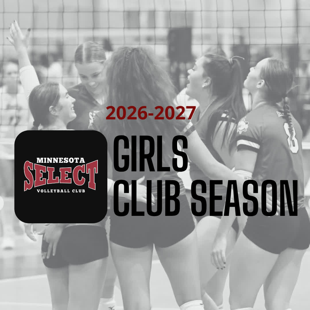 MNSelect's tweet photo. Save the dates for our girls' season Open Gyms and Tryouts! Check out https://t.co/w6jw4mCX5M for season details and to register for tryouts! https://t.co/8TUhID0dzp