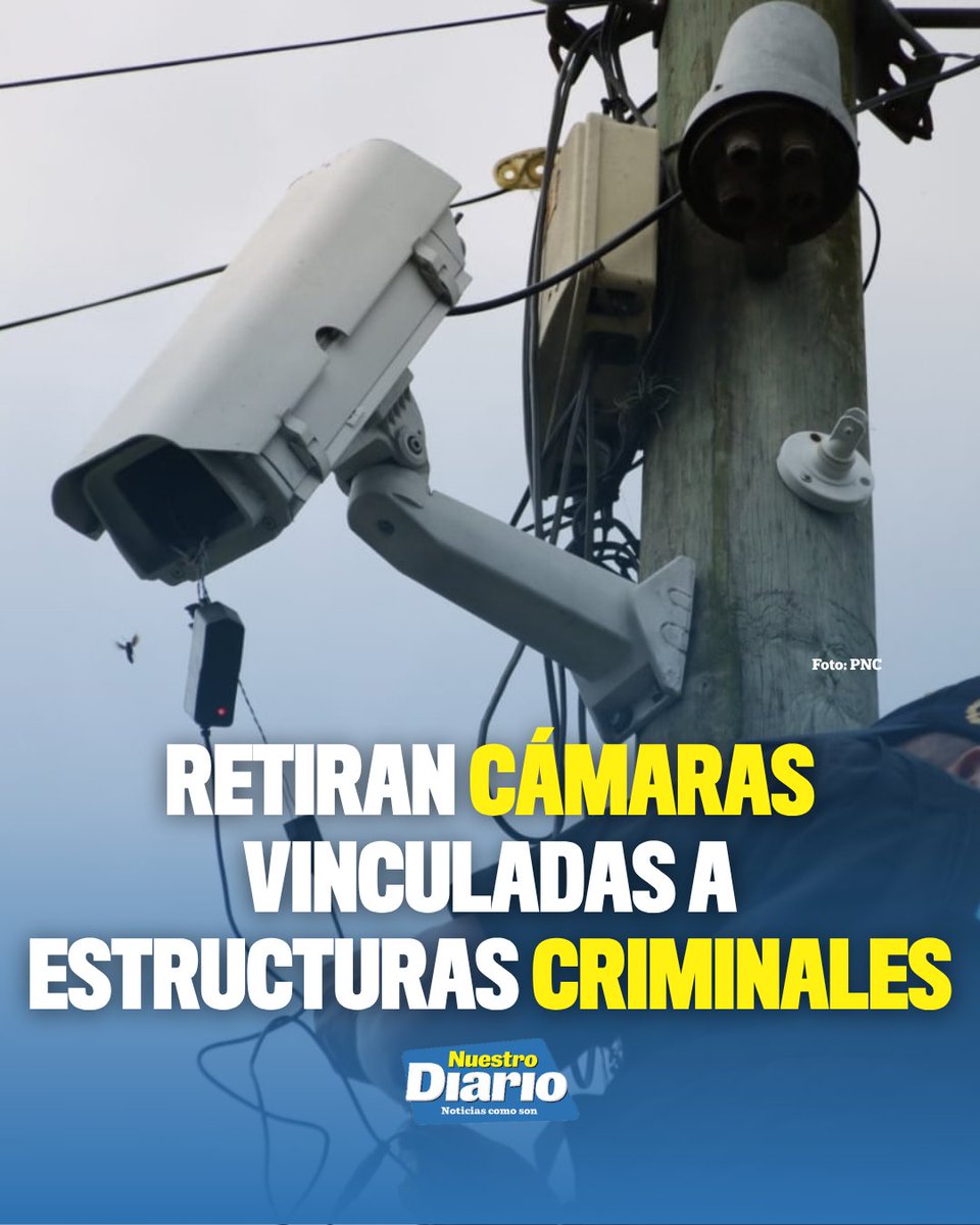 🚨📷🔍 RETIRAN CÁMARAS VINCULADAS A ESTRUCTURAS CRIMINALES 🛑🚧⚠️ Cinco cámaras de videovigilancia fueron desinstaladas en la colonia Las Villas, San Pedro A…