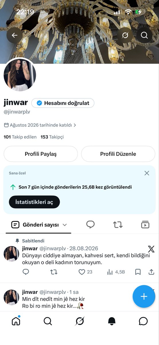 jinwarplv's tweet photo. 25.6 bin kişi bakıp bakıp çıkmış. Hayatım o meraktan çatlayan hallerinizi görmüyor değilim, sen sor ben anlatırım 💅✨ https://t.co/ZUf2MGWTEv