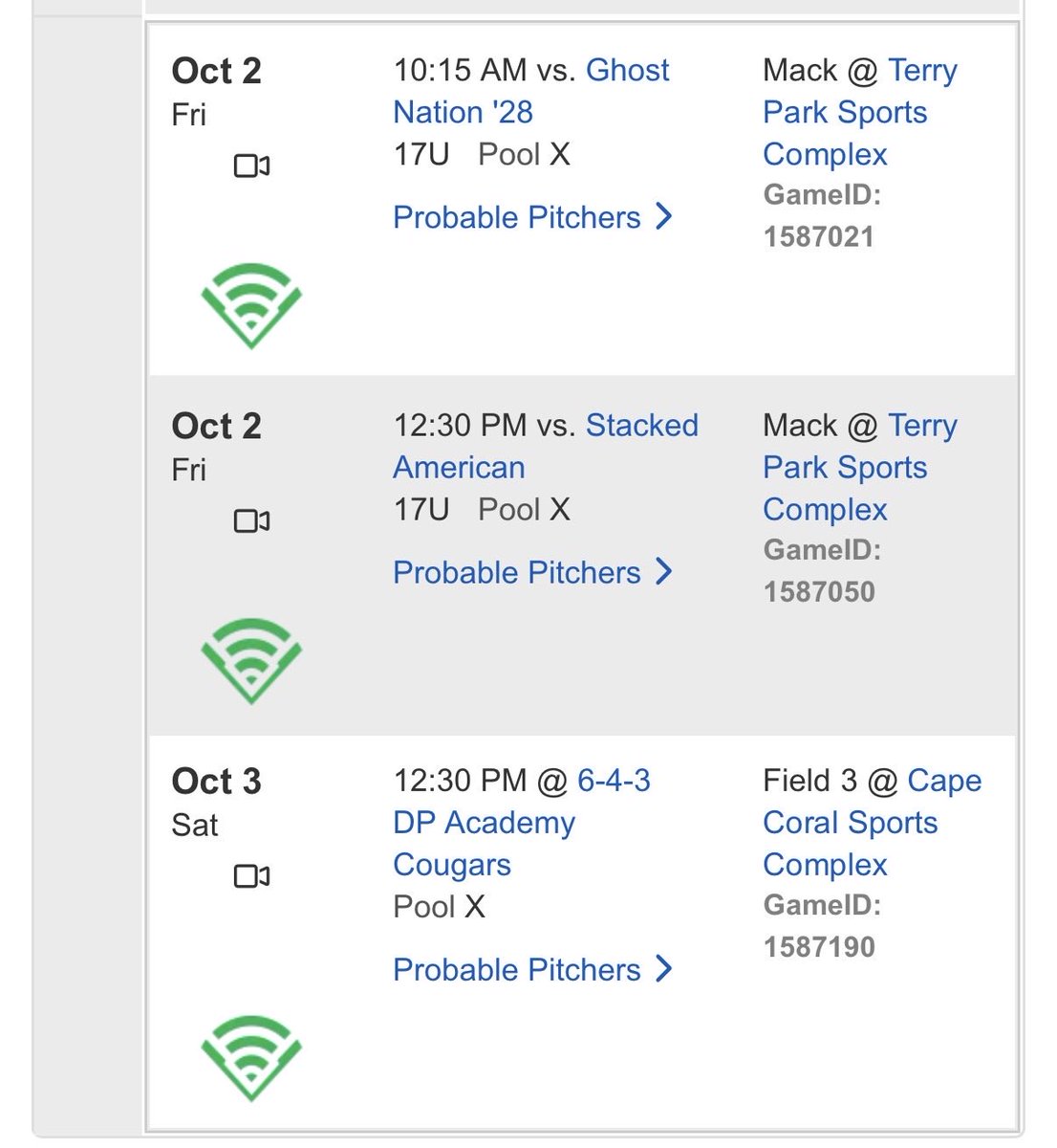 stone_johnsonn's tweet photo. Excited to be playing in the 2026 PG WWBA Underclass World Championship in Ft. Myers, FL with @Performance_X2 Carolina 17u! Going to be playing some really good competition! My schedule is below:

#Uncommitted2028
@diamondcougs https://t.co/T2plbhILkL