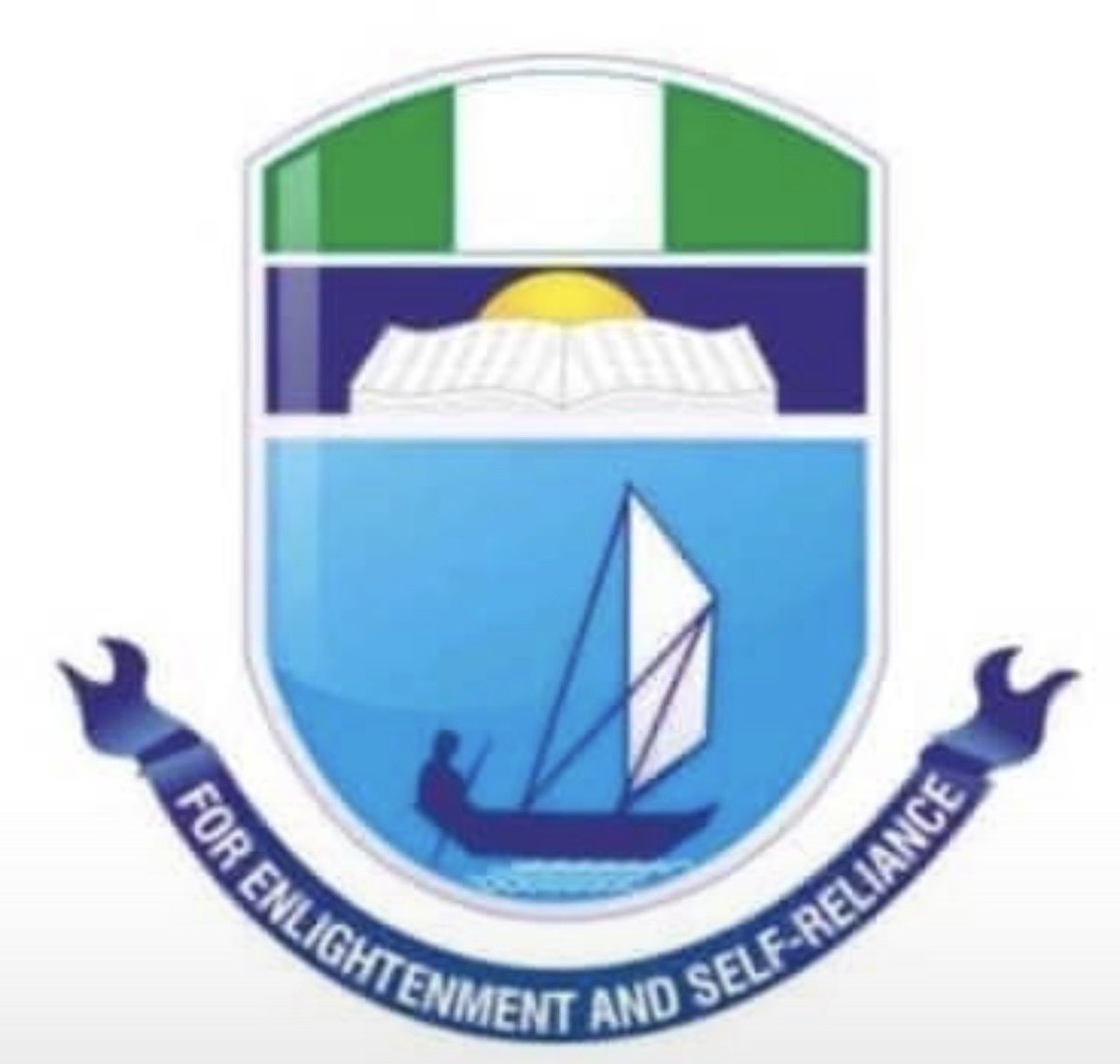 joseph_sorbari's tweet photo. Uniport students go think say person wey design the badge put canoe been dey wako but them confirm am today 😂😂 https://t.co/NcUIh23Adg