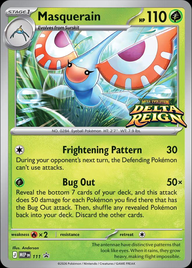 RofertoTCG's tweet photo. Dominio Delta ya tiene las promos del evento de prelanzamiento: Masquerain, Magmortar, Enamorus y Kommo-o.

¿Cuál preferís que os toque? Yo lo tengo claro 🦾🔥 https://t.co/nXWXi9rtkZ