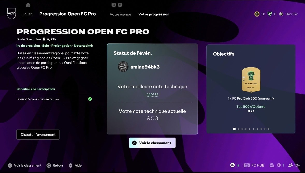 213amn's tweet photo. @easportsfcfr @EASPORTSFCPro @EASPORTSFC I won my match 10-4 in OPEN FC PRO but after the whistle, I see a message "The EA servers cannot process your request. Please try again later.” it’s as if I had lost, I was at 968 points and now I’m at 953 instead of 983! can you fix it?? https://t.co/BxbTDHCjcy