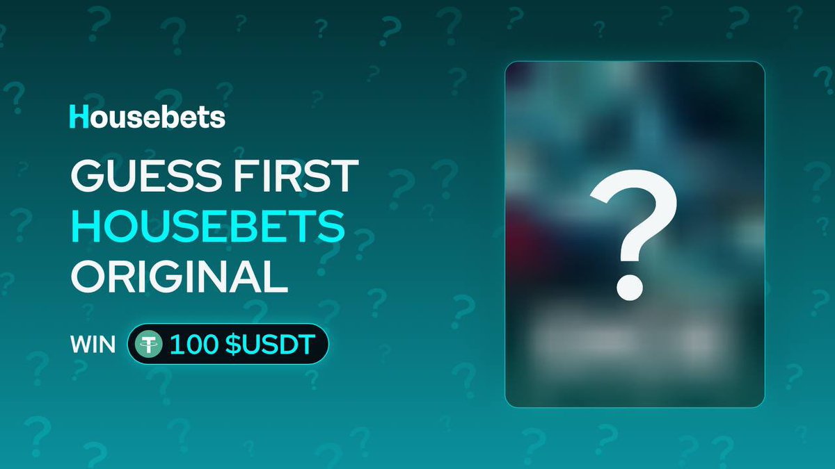 housebets's tweet photo. We’re serving you a little appetizer before Wave 2 🍕

The first Housebets Original is coming.

Think you know what it is?

One random person who gets it right will win 100 $USDT when we reveal the game.

Drop your guesses below 👇 https://t.co/Xp0OR8leCQ