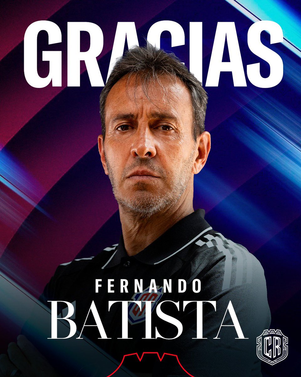 fcrf_cr's tweet photo. La FCRF comunica que el señor Fernando Batista y su cuerpo técnico no continuarán al frente de La Selección mayor masculina. 

Agradecemos y les deseamos el mejor de los éxitos en sus proyectos a futuro. https://t.co/2ReyVdjnuk
