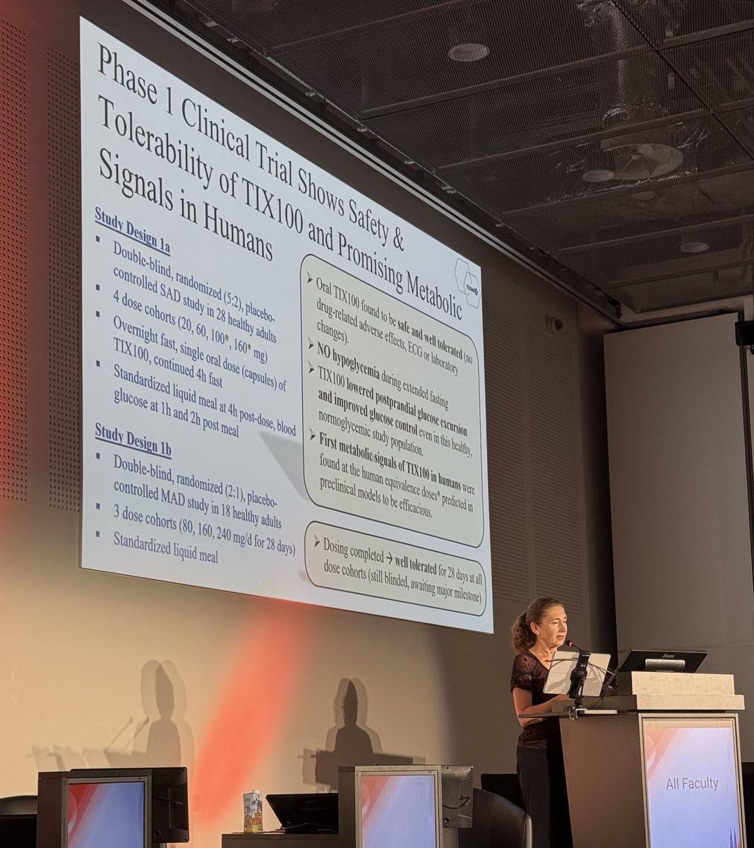 UABDiabetes's tweet photo. UCDC Director Dr. Anath Shalev presented at the
@Innodiagroup Symposium on T1D Therapies in conjunction with #EASD26 in Milan, Sept. 28. As part of the Beta Cell Health session, she discussed how #TIX100 targets #TXNIP directly to protect beta-cell health &amp; islet function. https://t.co/q6mEiMiIGV