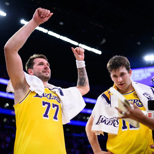 LegionHoops's tweet photo. Luka on playing golf against Austin Reaves: “He gave me some strokes, as he should.” https://t.co/NeUPiAM4Ei