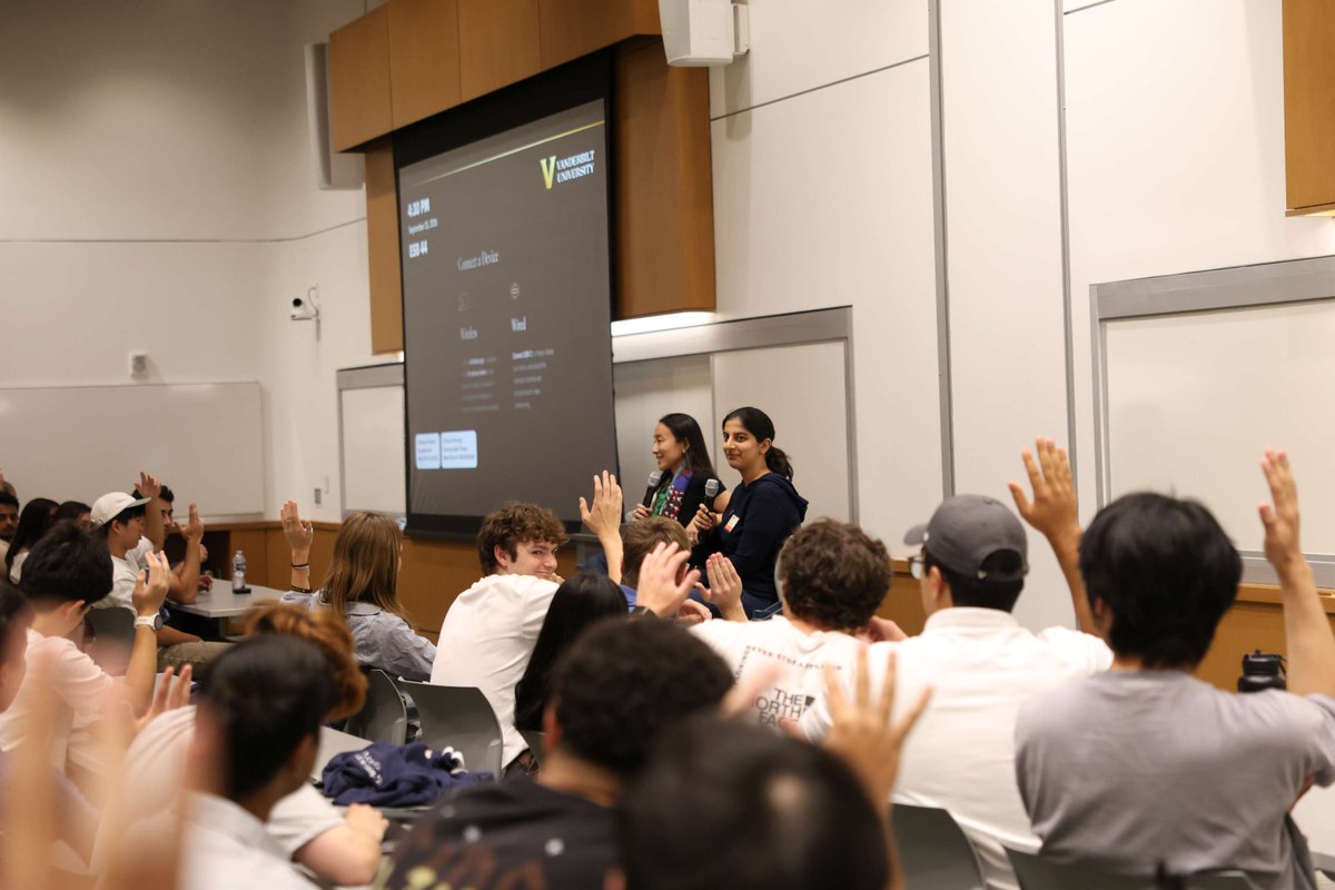 theWondry's tweet photo. Curiosity is where every company starts. This week, the Wond'ry and VandyHacks welcomed Y Combinator General Partners Vivian Midha Shen and Harshita Arora to Vanderbilt for an evening on what it takes to turn an idea into a company. https://t.co/5M1kQR6HyR