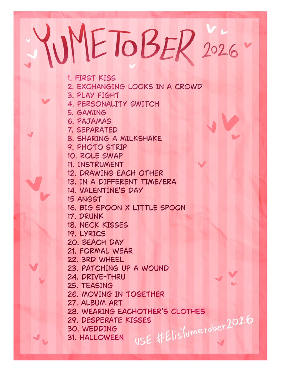 ElisCZ_backup's tweet photo. new year,, new yumetober,,, https://t.co/CeRwaiEW0n