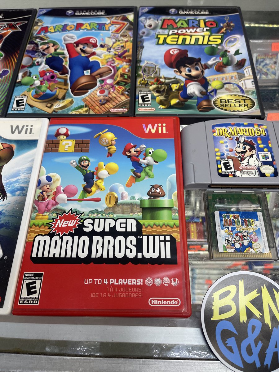 bklynvideogames's tweet photo. Now available. #Nintendo #Gamecube #VideoGames #DrMario #SuperMarioDeluxe https://t.co/oPD2pww33P