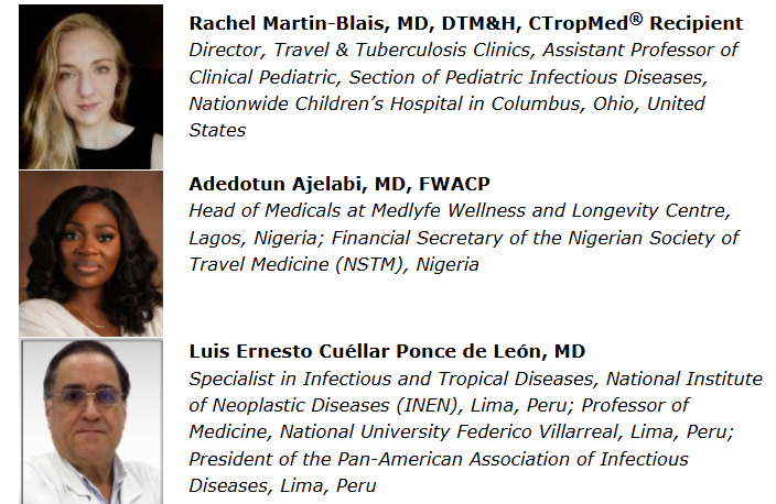 ASTMH's tweet photo. Webinar: Tropical Diseases in the Immunocompromised Traveller, Oct 8, noon ET. Expert perspectives from around the world on key infections, clinical considerations and practical recommendations for care. Free for ASTMH members; $25 for nonmembers. https://t.co/lGFME3YBZ6 https://t.co/Pvg9L1bL1J