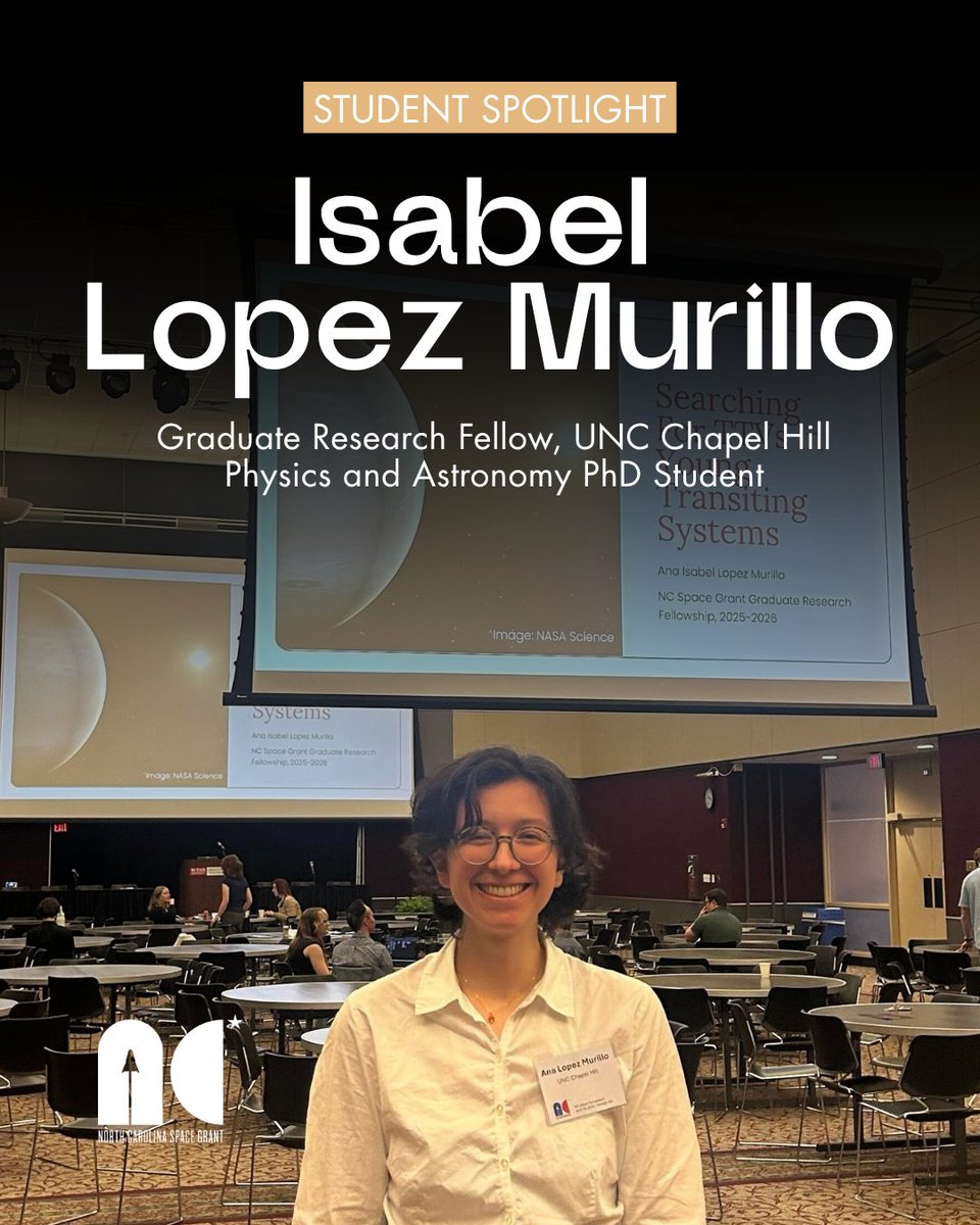 ncspacegrant's tweet photo. If a computer scientist tells you their research uses AI, they don't mean ChatGPT is doing it.

Meet Isabel Lopez Murillo, an NC Space Grant Graduate Research Fellow developing a machine learning model to improve astronomy research.

@unccs @unccollege @UNCPhysics https://t.co/LRqfTfmqyP