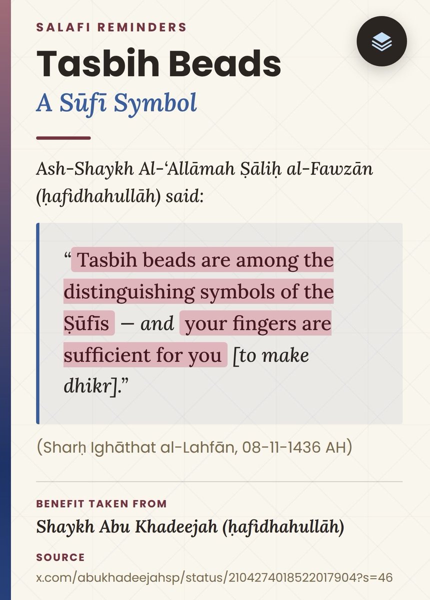 The2Matters's tweet photo. Tasbih Beads….
Benefit taken from: @AbuKhadeejahSP https://t.co/CQWyH0c3wn