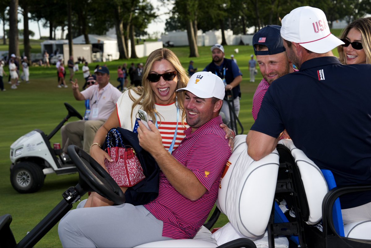 ChrisGotterup's tweet photo. Never a doubt. Never had more fun watching and playing golf with the best players and guys in the 🇺🇸. LFG. https://t.co/n0gWrA7eRB