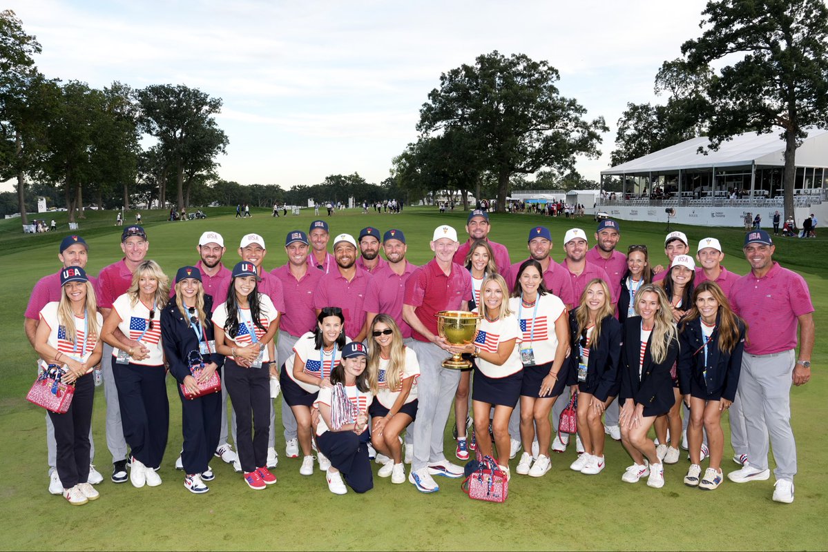 ChrisGotterup's tweet photo. Never a doubt. Never had more fun watching and playing golf with the best players and guys in the 🇺🇸. LFG. https://t.co/n0gWrA7eRB