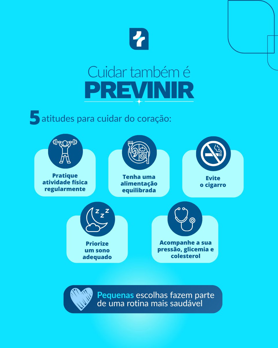 hadvsilvestre's tweet photo. ❤️ Seu coração merece cuidado todos os dias!

Conhecer seus fatores de risco, manter hábitos saudáveis e estar atento aos sinais do corpo também é cuidar da saúde cardiovascular. 🫀🩺

💙 Cuide do seu coração. Cuide da sua vida!

📞 Agende sua consulta: (21) 3034-4000

#Prevenção https://t.co/SsAp2o5n39