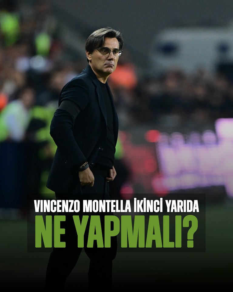 futbolarena's tweet photo. Vincenzo Montella ikinci yarıda ne yapmalı? https://t.co/17FJh0PaDc