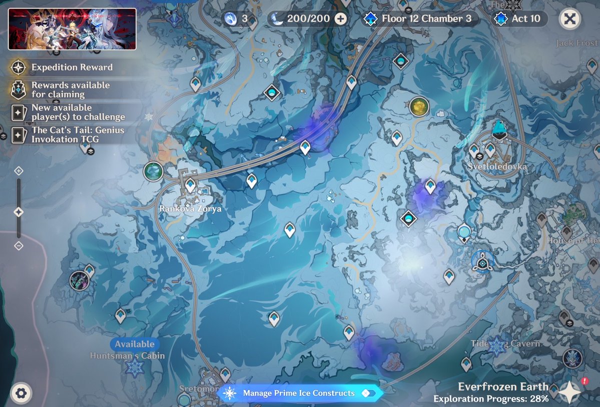deusauris's tweet photo. 8. Odette ascension material farming + unlocking snezhnaya open world teleports for @anorepilot https://t.co/oSqju7gbe4