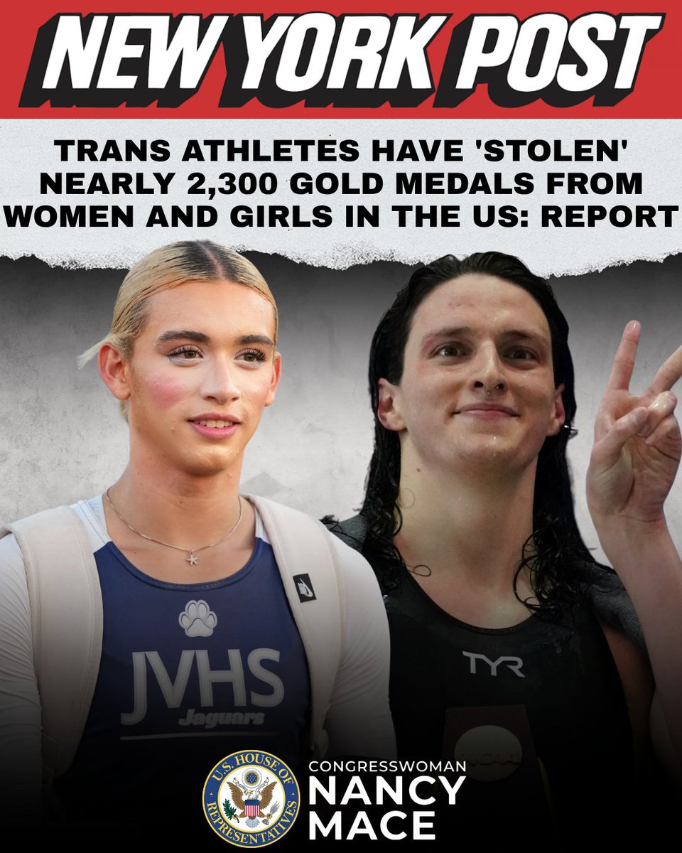 RepNancyMace's tweet photo. Women's sports are for women. Biological women.

It really is this simple. https://t.co/Vhbchsriyp