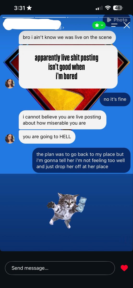 Janxanii's tweet photo. I love #lurking bc why am I on this random man’s cf?? Genuinely dk this dude from Adam but I’m so invested in his dating life https://t.co/l2Q2K7n1yY