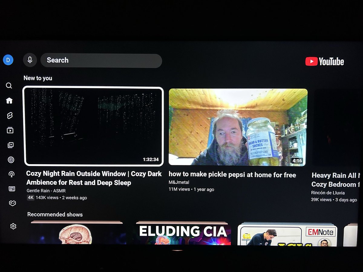 Iamcameronmayes's tweet photo. This is my girlfriends YouTube algorithm https://t.co/XwW769E7gE