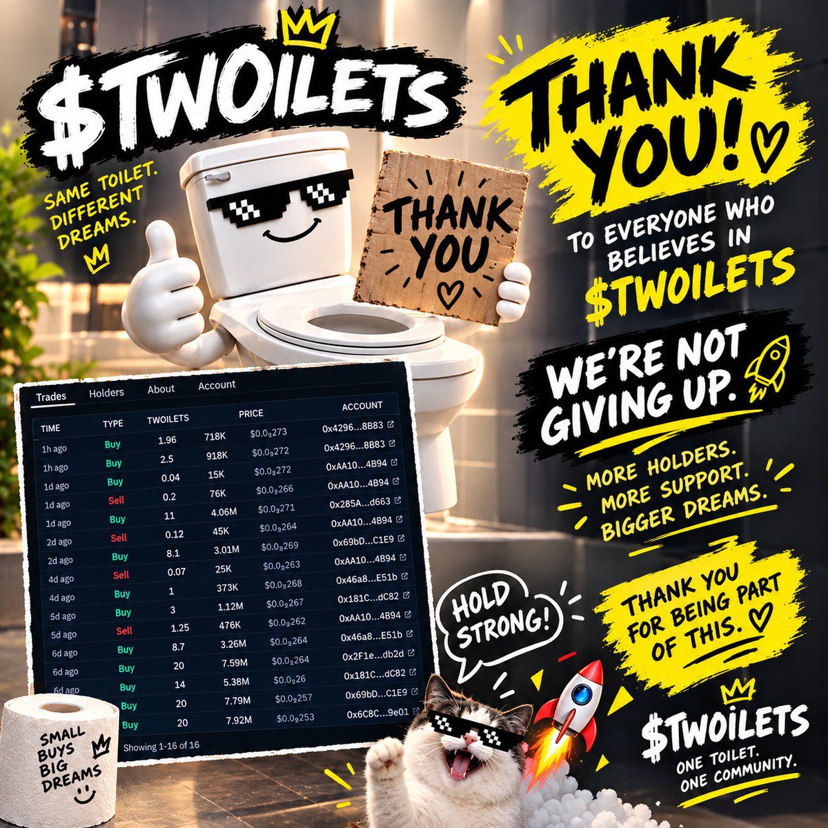 Twoilets_ARC's tweet photo. @arc @tbpn @jerallaire Keep flushing $twoilets https://t.co/BijTXQ8lER