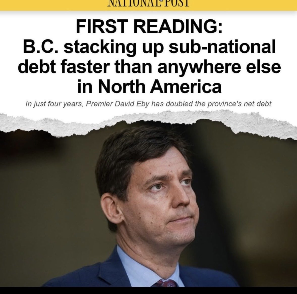 DianneWatts4BC's tweet photo. NDPs record on debt! 121 million dollars in interest payments PER WEEK https://t.co/W69DxjDUju