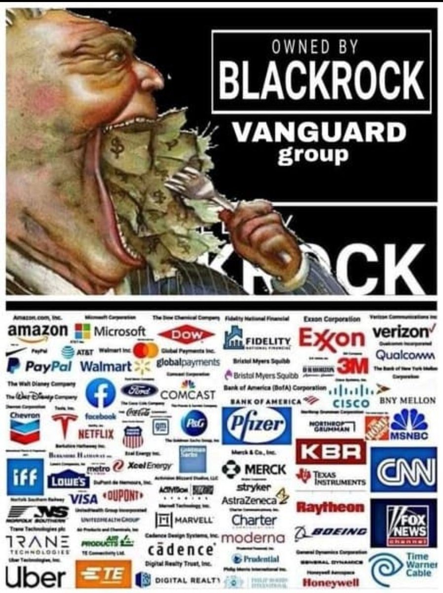 Godhelp26519621's tweet photo. @BrockRiddickIFB Blackrock will leave us without homes or food and blame all this on climate change.  With a new planned -demic to fuck us all in the arse https://t.co/9yt7siLbmZ