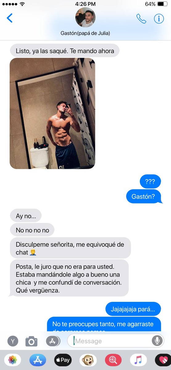 Gastinacore's tweet photo. •Chat #Gastina •

"La documentación de Julia" 

en donde el padre de una alumna se confunde de chat https://t.co/QkAZhdWypE