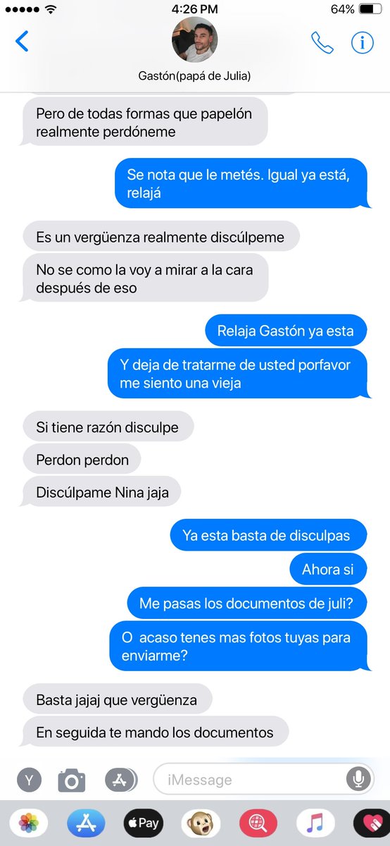 Gastinacore's tweet photo. •Chat #Gastina •

"La documentación de Julia" 

en donde el padre de una alumna se confunde de chat https://t.co/QkAZhdWypE