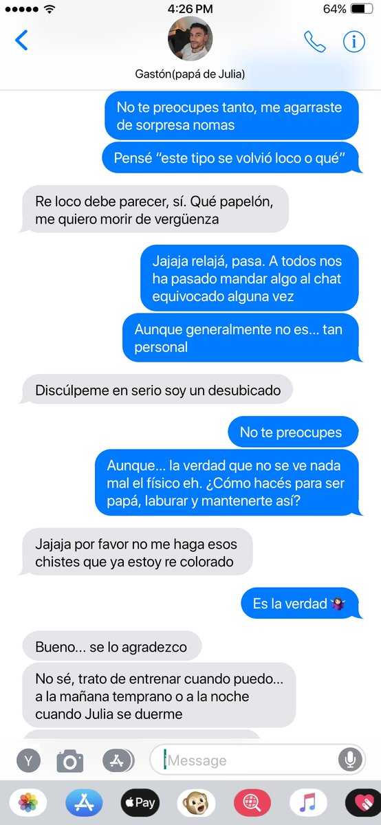 Gastinacore's tweet photo. •Chat #Gastina •

"La documentación de Julia" 

en donde el padre de una alumna se confunde de chat https://t.co/QkAZhdWypE