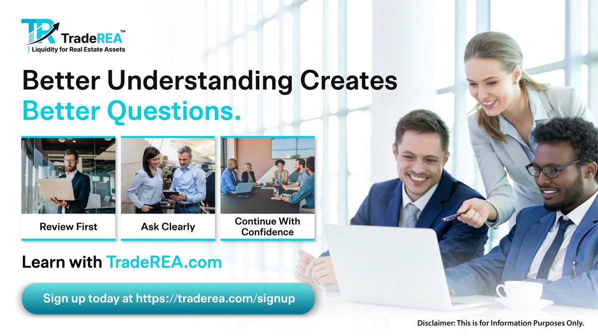 traderea_'s tweet photo. Clear information helps people ask better questions and make better decisions.

At TradeREA, we focus on simple explanations, useful context, and a clearer user experience.

Learn more about the platform and follow along for more educational updates.

Sign up today: https://t.co/SNUsn5cldw